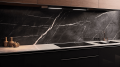 Фартук из мрамора Black Marquina (Блэк Маркина)